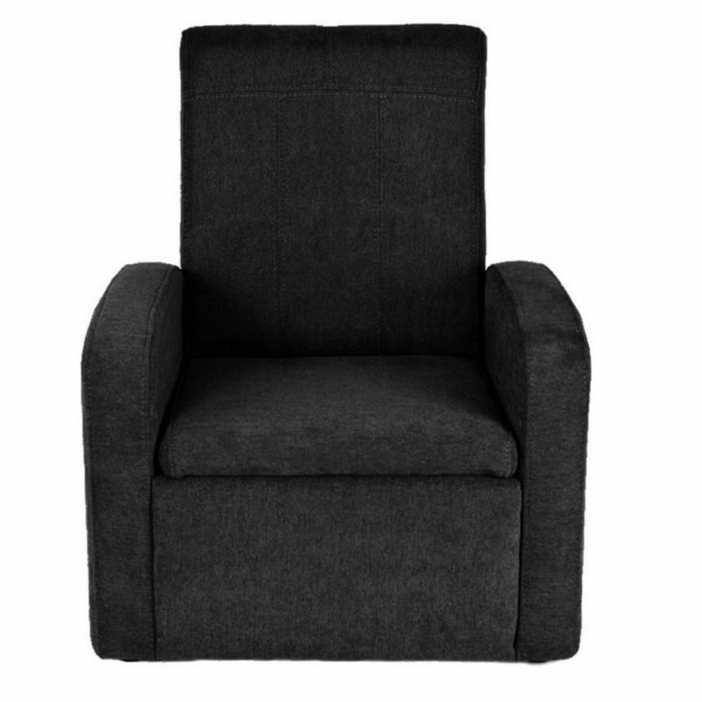 Uncaged Ergonomics STASH Mini Foldable Fabric Mid-Back Kids Sofa Task Chair, Black MPN:SKC-B
