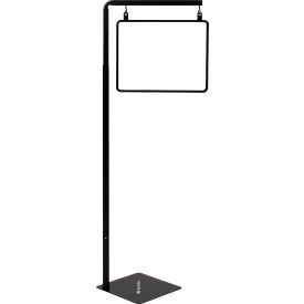 GoVets™ Pallet Sign Holder with Frame 14''W x 11''H Insert Black 330243