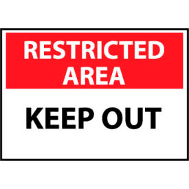 Restricted Area Plastic - Keep Out RA14RB