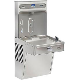Elkay LVRCGRN8WSK ezH2O VR Bottle Filling Station Refrigerated Filtered GreenSpec Stainless LVRCGRN8WSKN