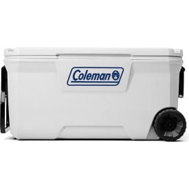 Coleman 316 Series Wheeled Marine Cooler 100 Qt. Polypropylene White 3000006488