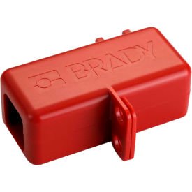Brady® BatteryBlock Cable Lockout - Small ABS Plastic Red 1/4' Cable Length 150820