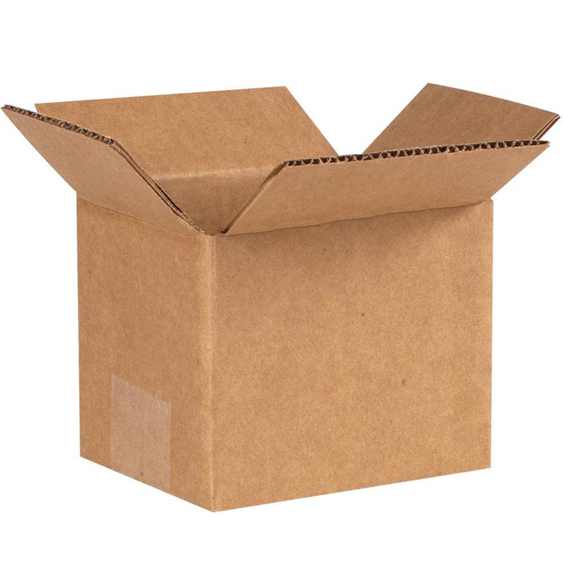 Partners Brand Corrugated Boxes, 5in x 4in x 4in, Kraft, Pack Of 25 MPN:544
