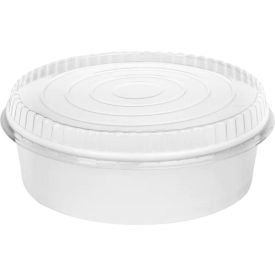 Karat® Plastic Lids Fits 32 48 oz. Paper Buckets Clear Plastic 270/Carton FP-PSBL203-OPS