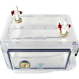 Bel-Art Secador Polystyrene Mini Gas-Purge Desiccator Cabinet 0.3 cu. ft. 420751002