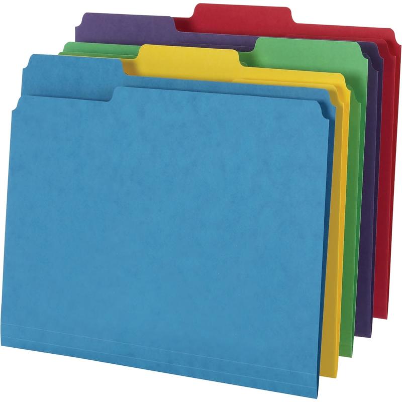 Pendaflex 1/3 Tab Cut Letter Classification Folder - 8 1/2in x 11in - 14 pt. - Assorted - 50 / Box MPN:86466P