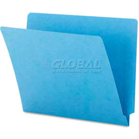 Smead® Colored File Folders Straight Cut Reinforced End Tab Letter Blue 100/Box 25010