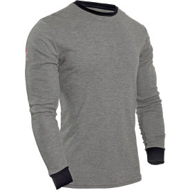 DRIFIRE® Flame Resistant Long Sleeve T-Shirt L Gray C541NGELSLG C541NGELSLG
