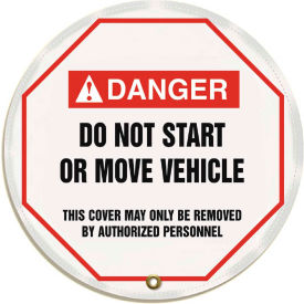 Accuform KDD737 Stopout® Steering Wheel Message Cover Vinyl 24