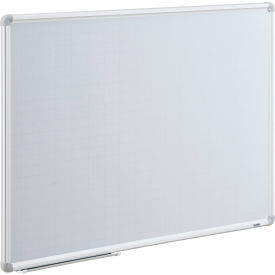 GoVets™ Magnetic Steel Dry Erase Planning Board Aluminum Frame 1x2 Grid 36