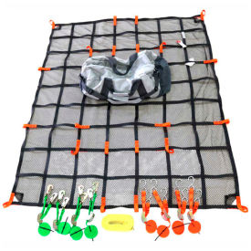 Ultimate Truck Cargo Net Tie Down Kit W/ Debris Liner 83