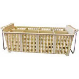 Winco PCB-8 - Flatware Basket with Handle 8 Compartments Beige Half Size PCB-8 - Pkg Qty 12
