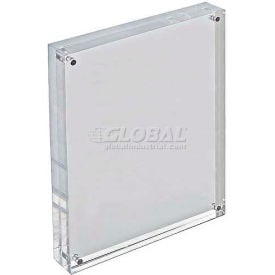 Global Approved 104436 Acrylic Vertical/Horizontal Block Frame 8.5