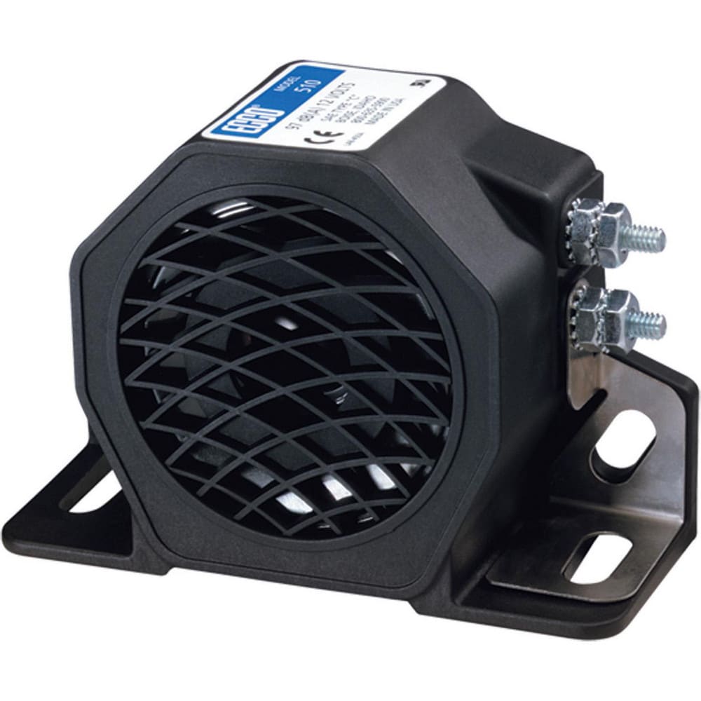 Automotive Back-Up Alarms; Alarm Type: Speaker; Vehicular; Audible Signal Type: Beep; Decibel Rating: 107.000; Voltage: 12-24 VDC; Amperage: 0.9000; Color: Black MPN:575