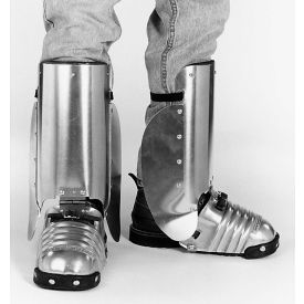 Ellwood Safety Foot-Shin Guards W/Side Shield Rubber Toe Clip Rubber Strap 5-1/2