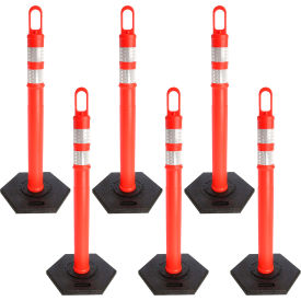 Mr. Chain Delineator with 2 Reflective Stripes 47-1/2