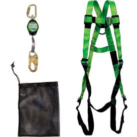 PeakWorks® FK-011 Self-Retracting Lifeline Contractor Kit Harness Connector & Carrying Bag V8252416
