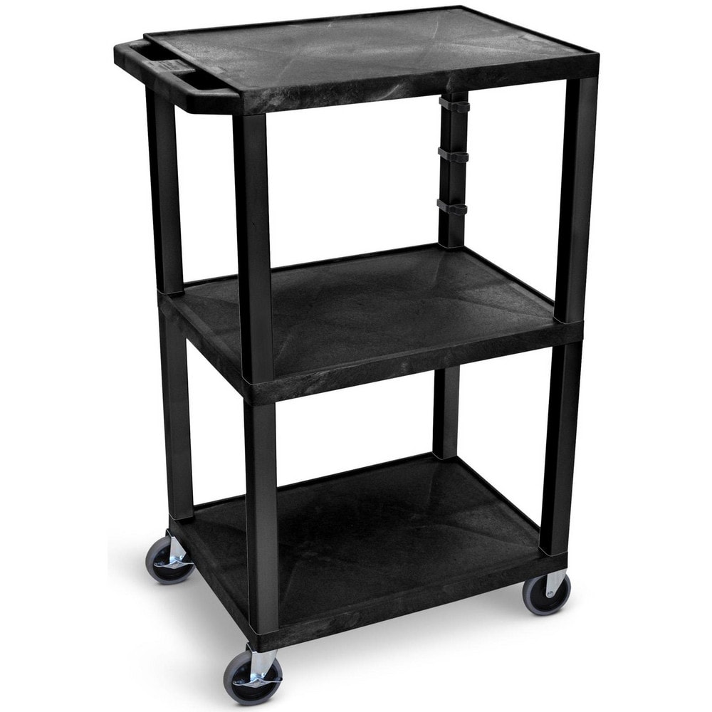 Carts; Cart Type: Utility ; Caster Type: 2 Locking, 4 Swivel ; Caster Material: TPR ; Material: Recycled Molded Plastic ; Length (Inch): 18 ; Width (Inch): 24 MPN:UCPL1E