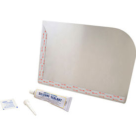 Allpoints 1171528 Splash Guard - Sink (Rh Stainless Steel) 1171528