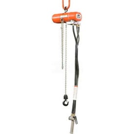 CM ShopAir Chain Hoist 1000 Lbs. 10 Ft. Lift 11 FPM Lift 29 FPM Lower 2183