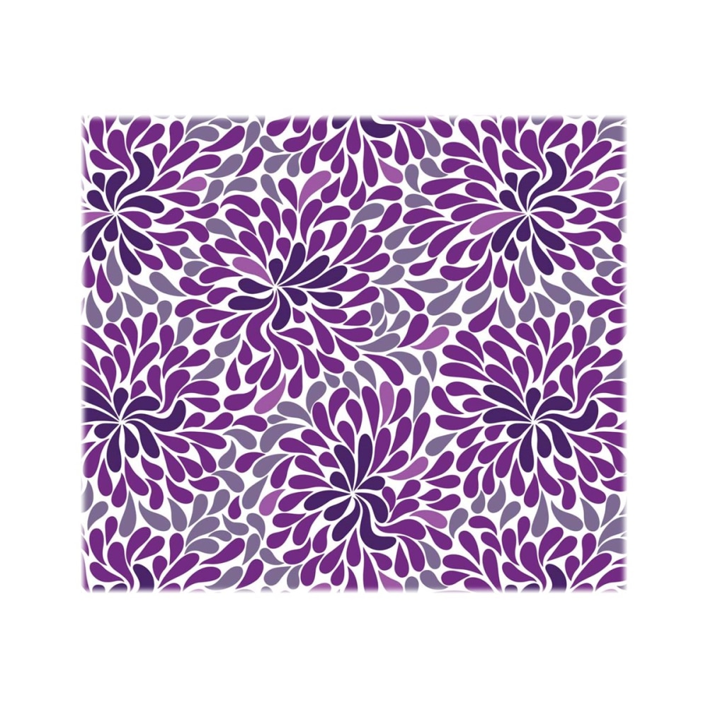 Deflecto FashionMat - Floor mat for home, home office - rectangular - 89 x 101.6 cm - purple rain MPN:CM3540PR