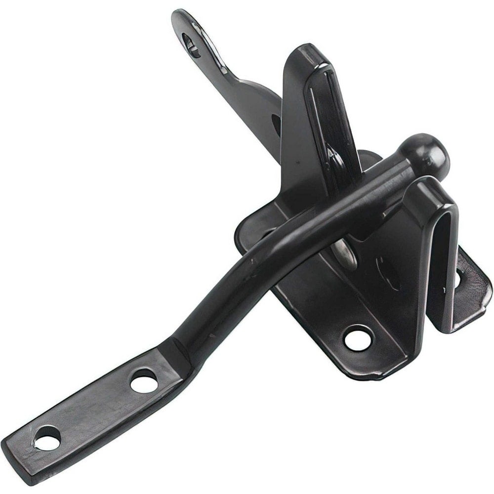 Gate Latches; Mount Type: Screw; Finish/Coating: Black; Overall Length: 4.84; Projection: 2.24in; Bolt Length: 4.840; Overall Width: 1 MPN:301FBV