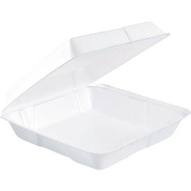 Dart® Foam Hinged Lid Container 9-1/4