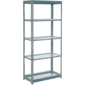 GoVets 5 Shelf Standard Duty Boltless Shelving Starter 36