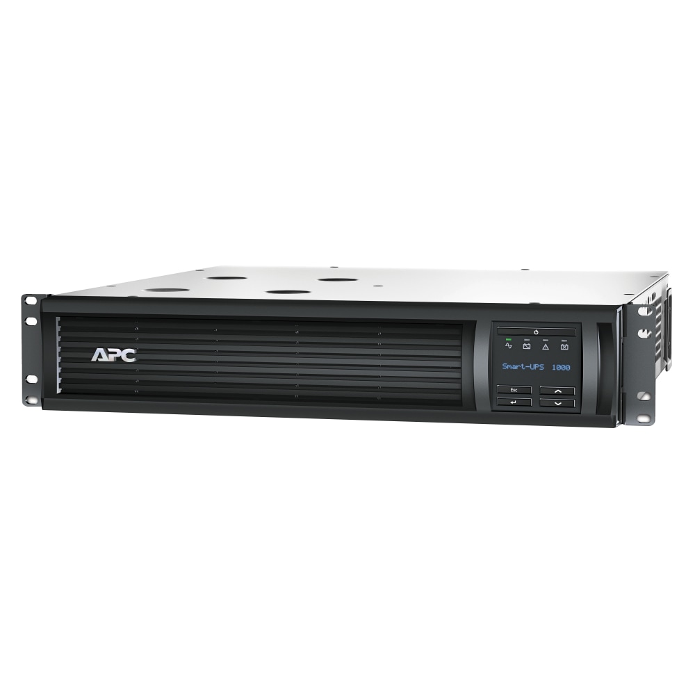APC Smart-UPS 6-Outlet Rack-Mount Uninterruptible Power Supply, 1, 000VA/700 Watts, SMT1000RM2UC MPN:SMT1000RM2UC