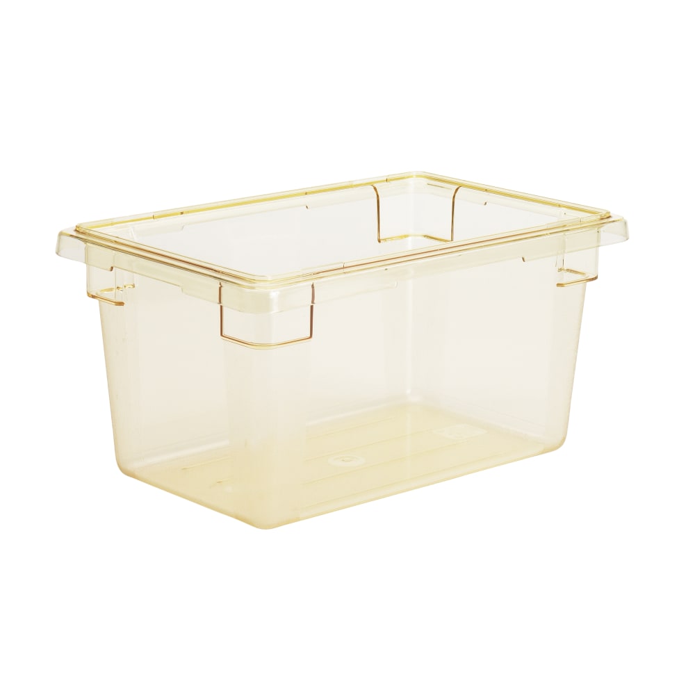 Cambro Camwear 9inD Food Boxes, 12in x 18in, Safety Yellow, Set Of 6 Boxes MPN:12189CW464
