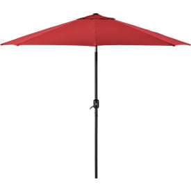 GoVets™ Outdoor Umbrella with Tilt Mechanism Olefin Fabric 8-1/2'W Red 070262