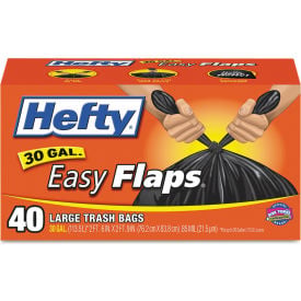 Hefty® Easy Flaps Trash Bags 30 Gal 0.85 mil 30