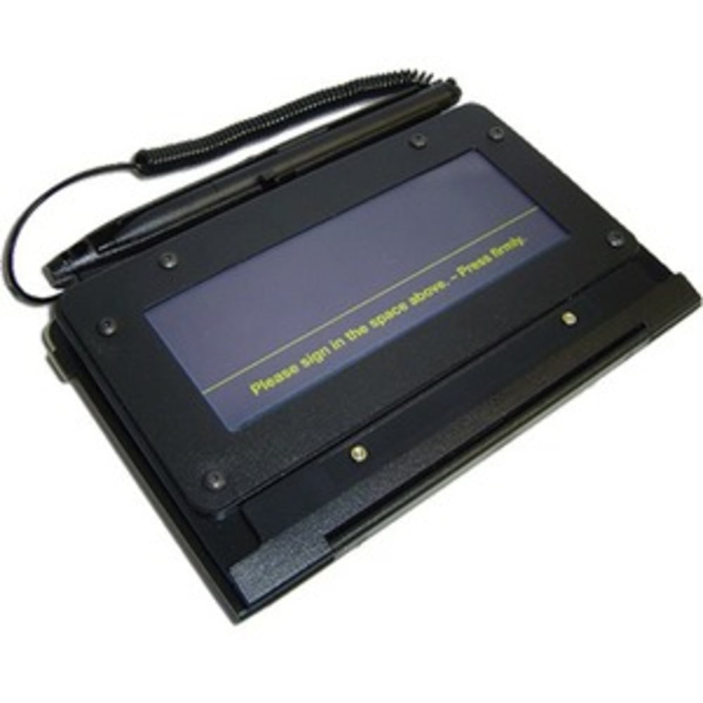 Topaz SigLite T-S461 Slim Electronic Signature Pad - 4.40in x 1.40in Active Area - USB - 410 PPI MPN:T-S461-HSB-R