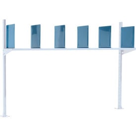 GoVets™ Upper Shelf Dividers Blue 6 Pack 689BL493