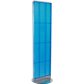 Global Approved 700250-BLU Pegboard Floor Stand 16