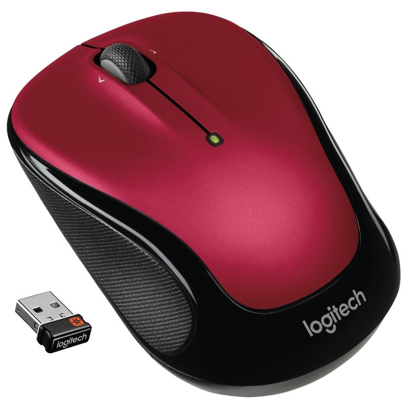 Logitech M325 Wireless Mouse, Red MPN:910-007527
