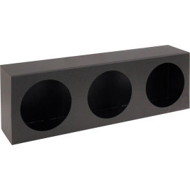 Triple Round Black Steel Light Cabinet - LB6183 LB6183