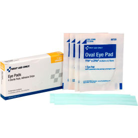 First Aid Only Eye Pads with Adhesive Strips 4/Box 7-002-001
