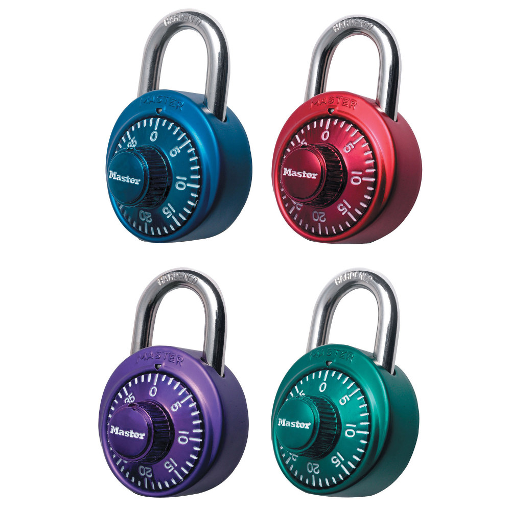 Master Lock Extreme Color Combination Lock, Assorted Colors (No Color Choice) MPN:1530DCM