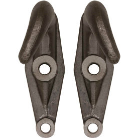 Buyers Products 2-Hole Plain Finish Drop-Forged Heavy Duty Towing Hook 2 Packs - B2801A B2801A