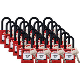 Brady® Safety Lockout Padlock Keyed Alike 1-1/2
