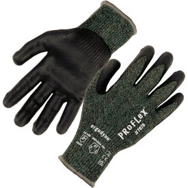 Ergodyne® Proflex 7070 Cut Resistant Gloves Nitrile Coated ANSI A7 M Green 1 Pair 18043