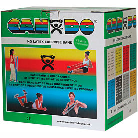 CanDo® Latex-Free Exercise Band Green 25 Yard Roll 1 Roll/Box 10-5633