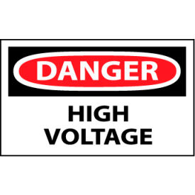 Machine Labels - Danger High Voltage D49AP
