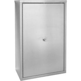 Omnimed® Stainless Steel Large Double Door Narcotic Cabinet with 4 Shelves 16