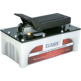 AME International Titan Air-Hydraulic Pump 10000 PSI 5 Quart Polyethelene 15925