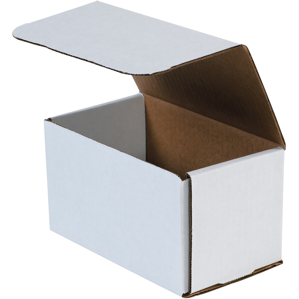Partners Brand Corrugated Mailers 9in x 6in x 6in, White, Bundle of 50 MPN:M966