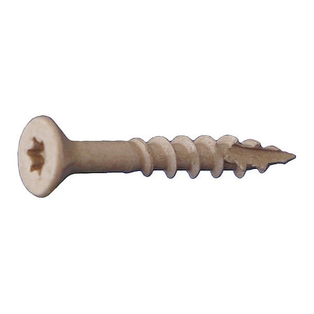 Deck Screw, #10 x 5 in, Steel, Flat Head, Torx Drive, 1000 PK MPN:ACQSTAR1050