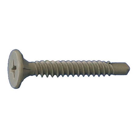 Self-Drilling Screw, #8 x 1-1/4 in, Dagger Guard Steel Wafer Head Phillips Drive, 5000 PK MPN:CMSD081104