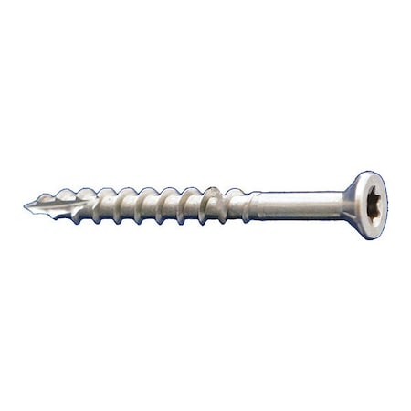 Deck Screw, #10 x 3-1/2 in, 18-8 Stainless Steel, Flat Head, Torx Drive, 1000 PK MPN:DKSTSS10312